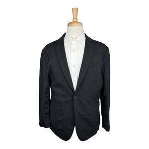 X Suit Black Performance Men’s 2 Piece Suit Size 44R Pant 38x30